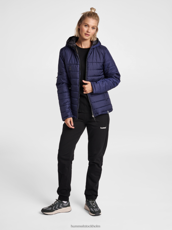 se Hummel kvinnor hmlnorth quiltad huvajacka LL40V3573 \"quiltad jacka\"