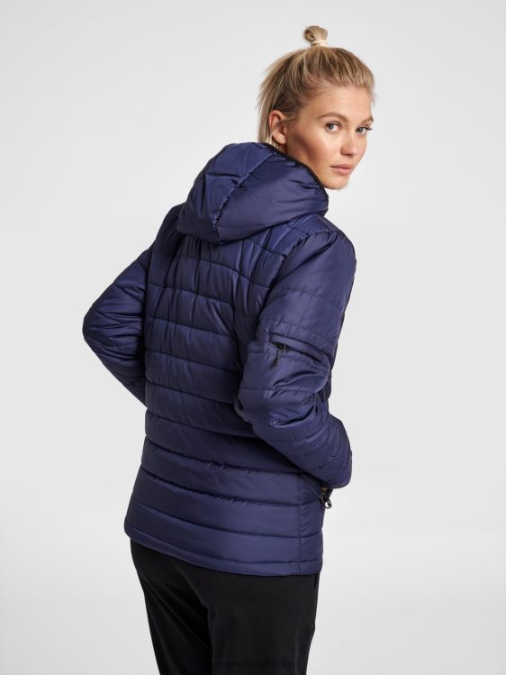 se Hummel kvinnor hmlnorth quiltad huvajacka LL40V3573 \"quiltad jacka\"