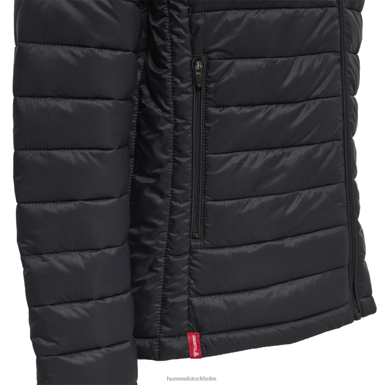 se Hummel kvinnor hmlröd quiltad huvajacka LL40V2867 \"quiltad jacka med huva\"
