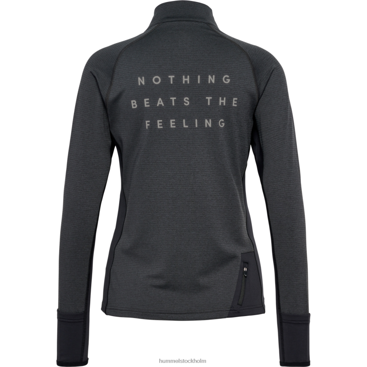 se Hummel kvinnor nwlmesa 1/2 zip l/s LL40V2388 \"jacka med halv dragkedja\"
