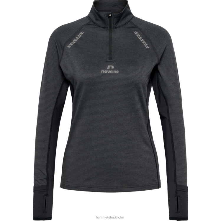 se Hummel kvinnor nwlmesa 1/2 zip l/s LL40V2388 \"jacka med halv dragkedja\"