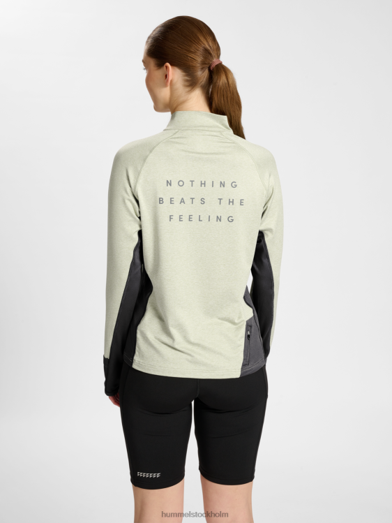 se Hummel kvinnor nwlmesa 1/2 zip l/s LL40V2798 \"jacka med halv dragkedja\"