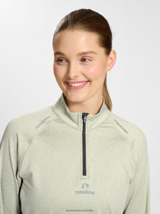 se Hummel kvinnor nwlmesa 1/2 zip l/s LL40V2798 \"jacka med halv dragkedja\"