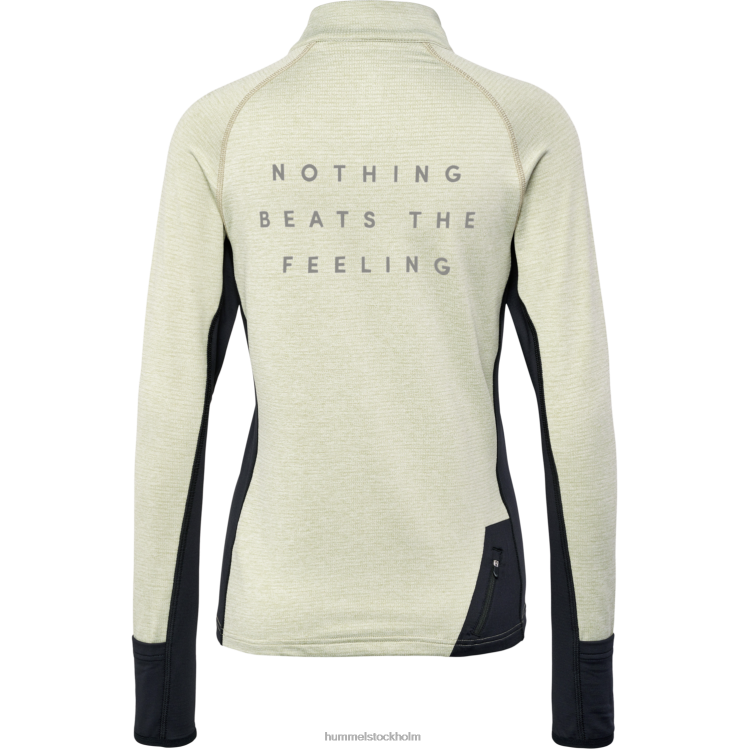 se Hummel kvinnor nwlmesa 1/2 zip l/s LL40V2798 \"jacka med halv dragkedja\"