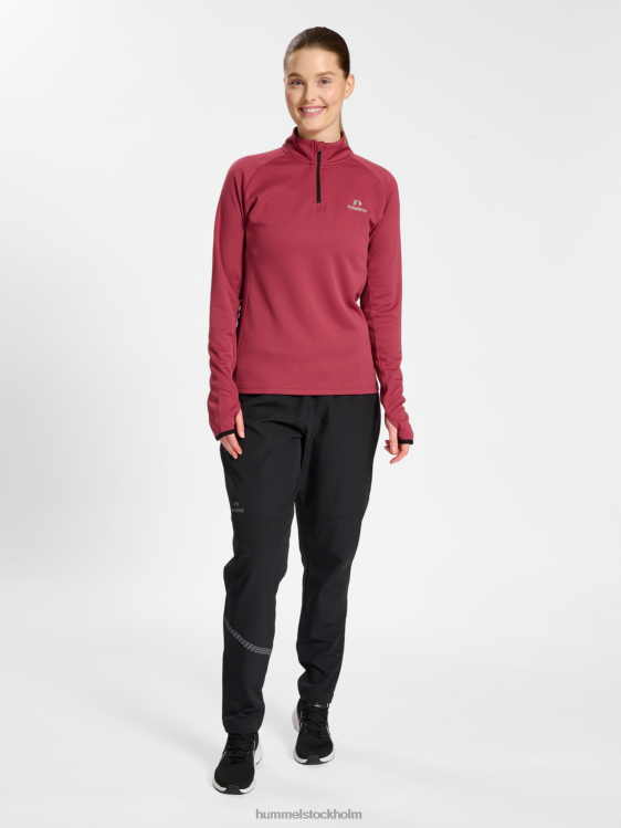 se Hummel kvinnor nwlphoenix 1/2 zip l/s LL40V2355 \"jacka med halv dragkedja\"