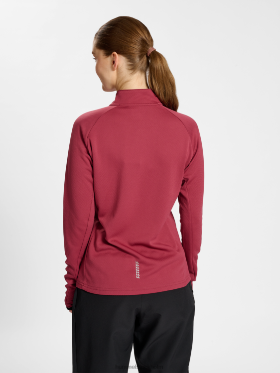 se Hummel kvinnor nwlphoenix 1/2 zip l/s LL40V2355 \"jacka med halv dragkedja\"
