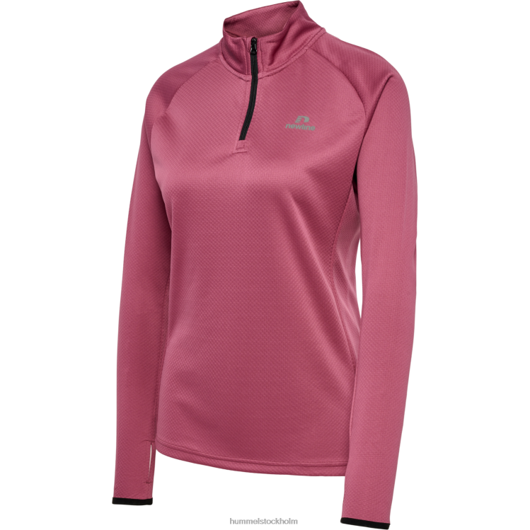 se Hummel kvinnor nwlphoenix 1/2 zip l/s LL40V2355 \"jacka med halv dragkedja\"