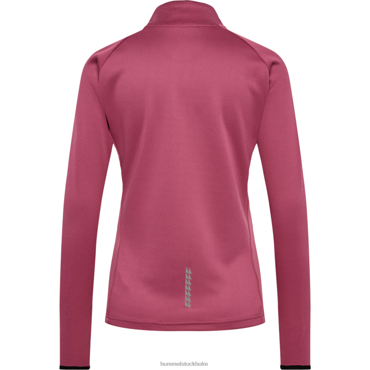 se Hummel kvinnor nwlphoenix 1/2 zip l/s LL40V2355 \"jacka med halv dragkedja\"