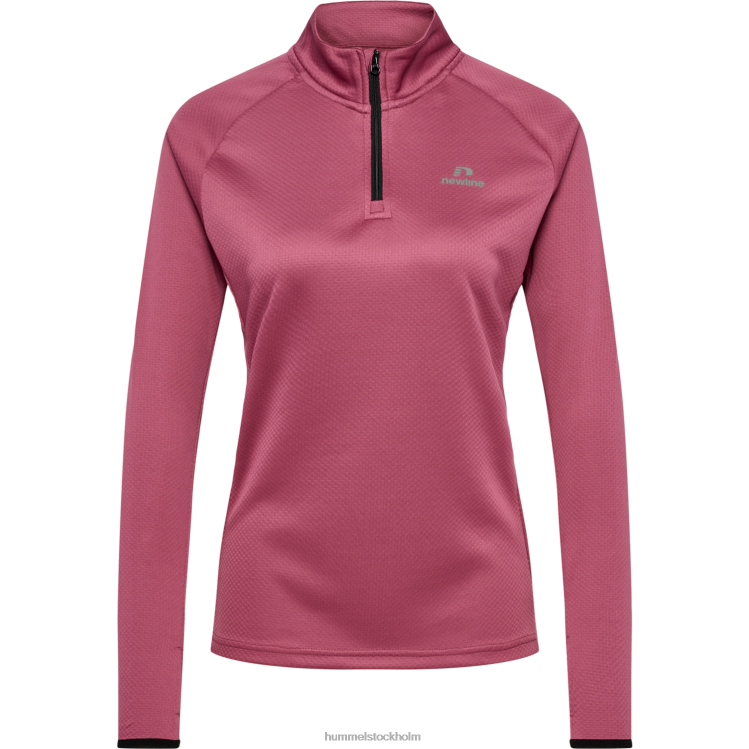 se Hummel kvinnor nwlphoenix 1/2 zip l/s LL40V2355 \"jacka med halv dragkedja\"