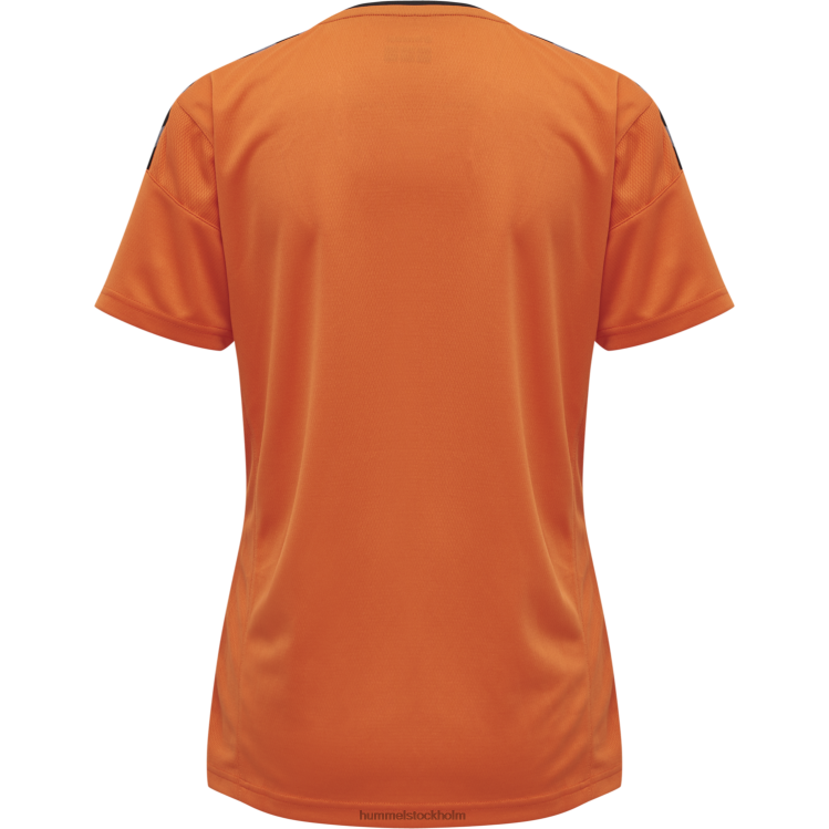 se Hummel kvinnor hmautentisk poly jersey s/s LL40V3722 \"sporttröja med chevrons\"