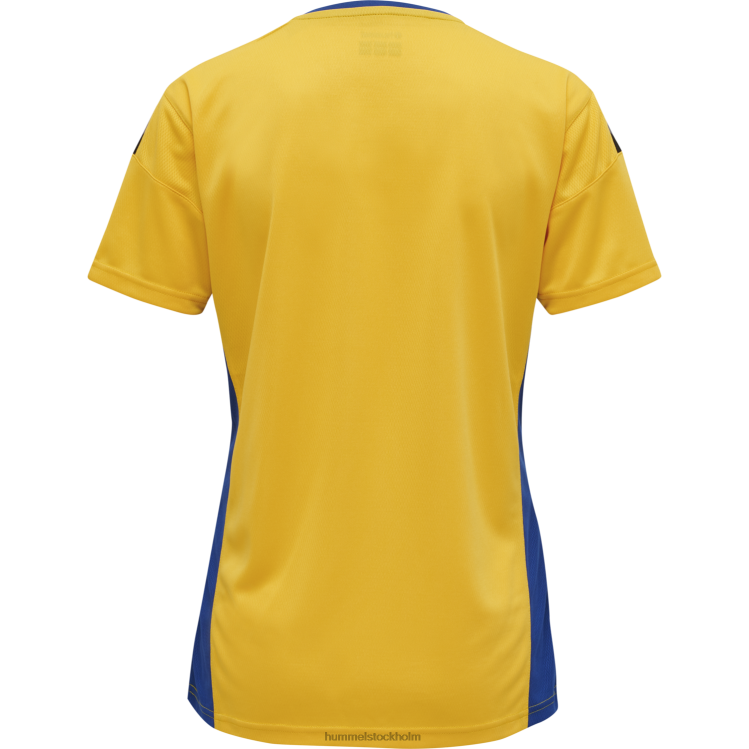 se Hummel kvinnor hmautentisk poly jersey s/s LL40V3752 \"sporttröja med chevrons\"