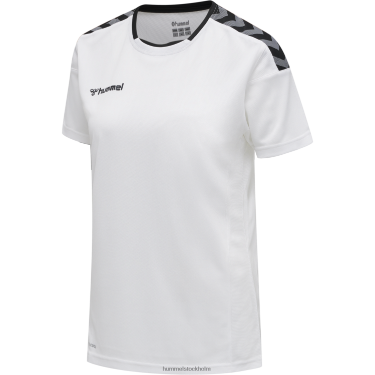 se Hummel kvinnor hmautentisk poly jersey s/s LL40V3753 \"sporttröja med chevrons\"