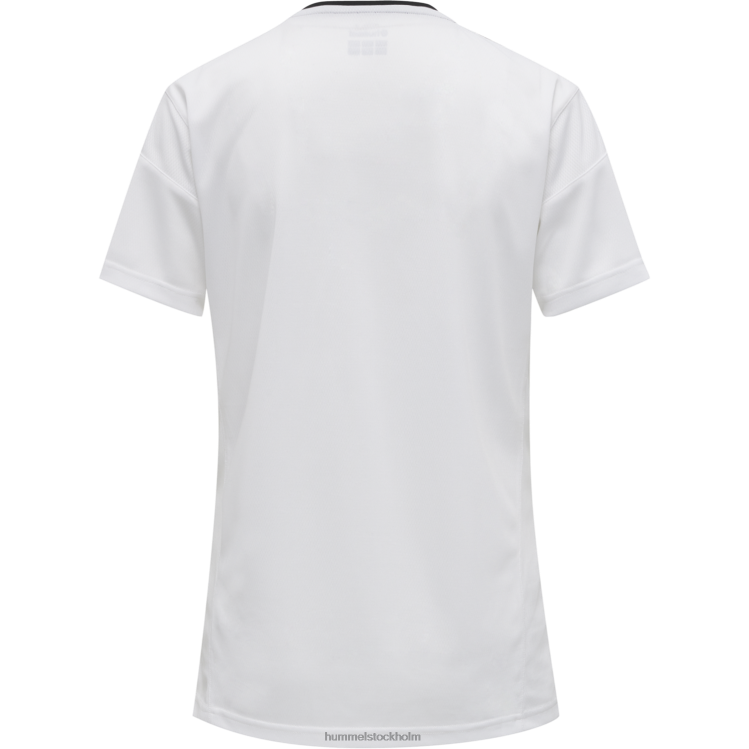 se Hummel kvinnor hmautentisk poly jersey s/s LL40V3753 \"sporttröja med chevrons\"