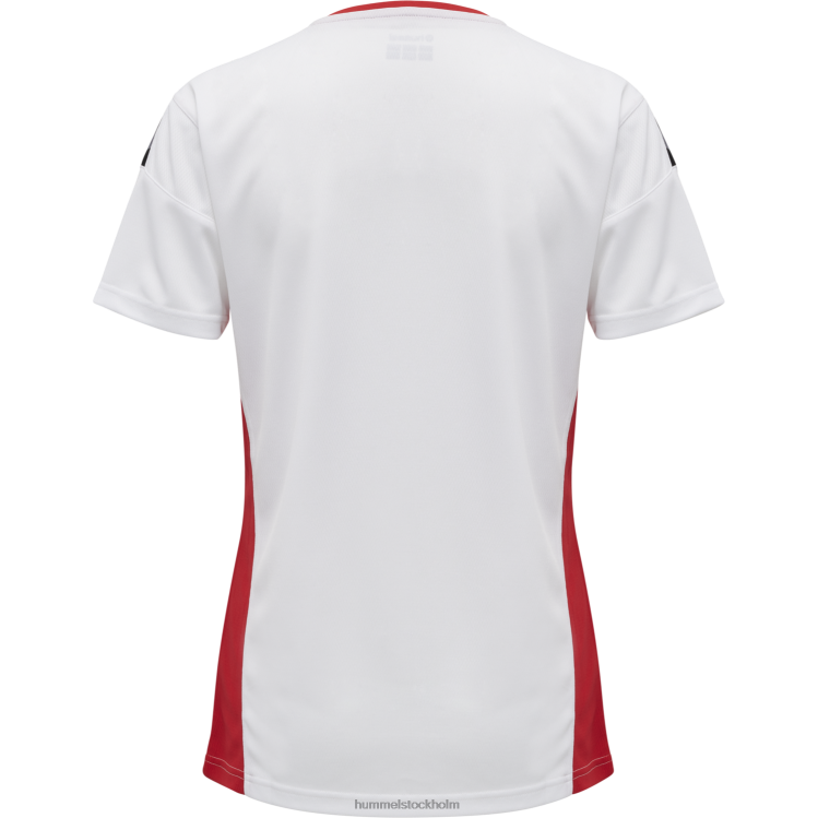 se Hummel kvinnor hmautentisk poly jersey s/s LL40V3760 \"sporttröja med chevrons\"