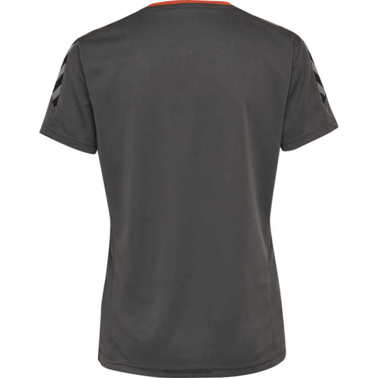 se Hummel kvinnor hmautentisk poly jersey s/s LL40V3784 \"sporttröja med chevrons\"