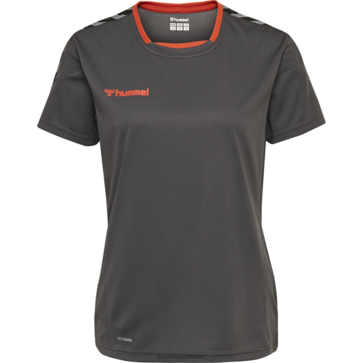 se Hummel kvinnor hmautentisk poly jersey s/s LL40V3784 \"sporttröja med chevrons\"