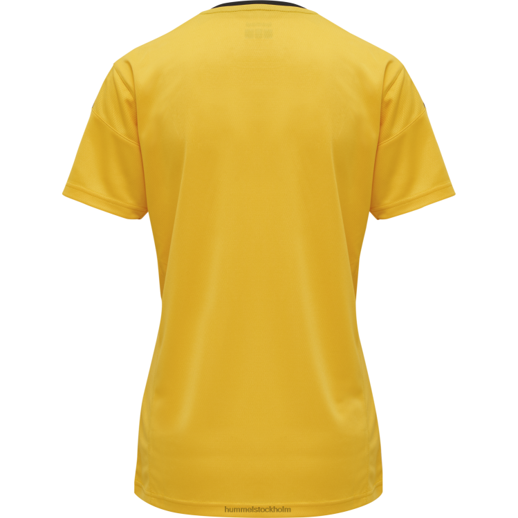 se Hummel kvinnor hmautentisk poly jersey s/s LL40V3802 \"sporttröja med chevrons\"