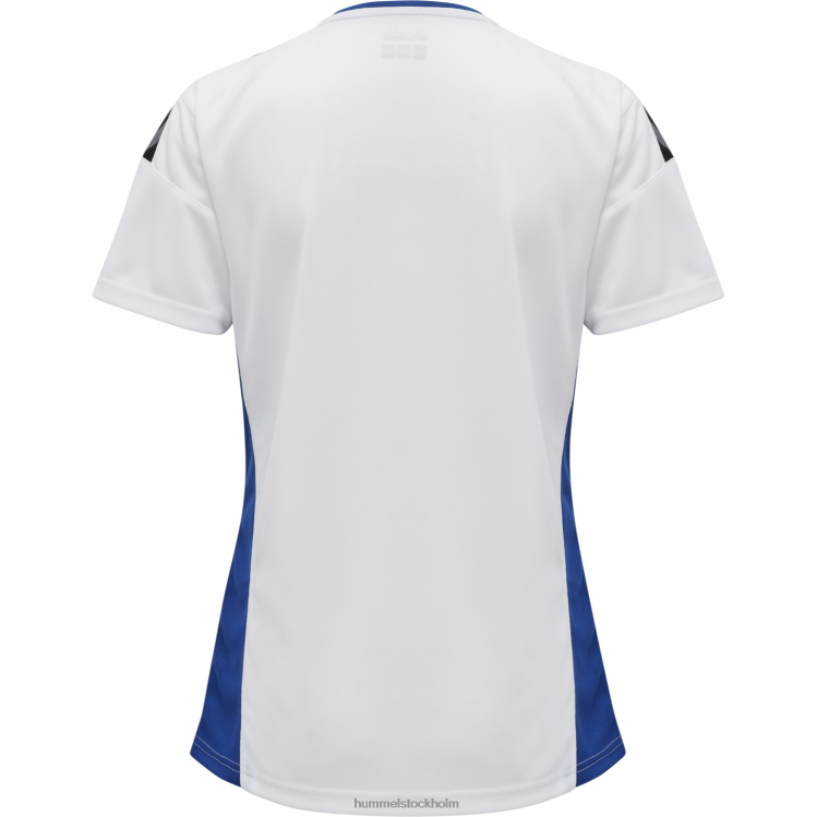 se Hummel kvinnor hmautentisk poly jersey s/s LL40V3820 \"sporttröja med chevrons\"