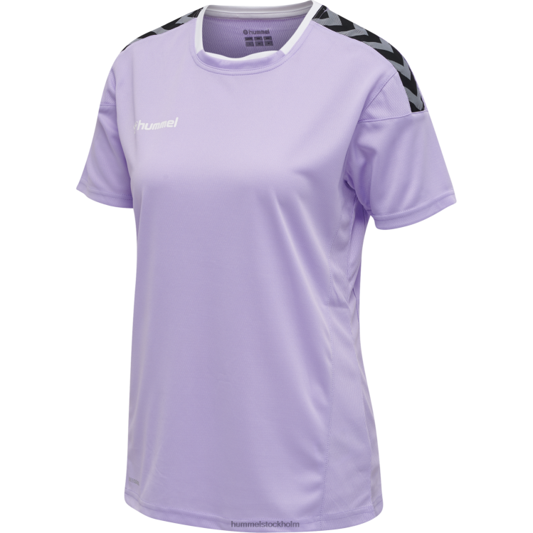 se Hummel kvinnor hmautentisk poly jersey s/s LL40V3954 \"sporttröja med chevrons\"