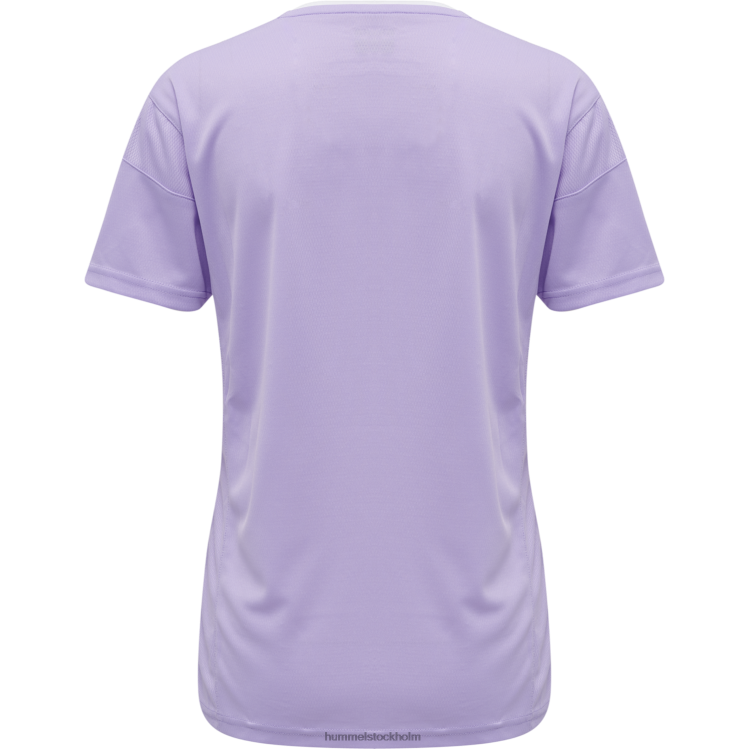 se Hummel kvinnor hmautentisk poly jersey s/s LL40V3954 \"sporttröja med chevrons\"