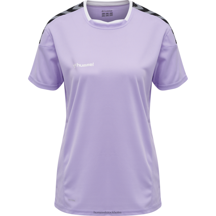 se Hummel kvinnor hmautentisk poly jersey s/s LL40V3954 \"sporttröja med chevrons\"