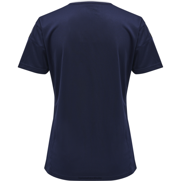 se Hummel kvinnor hmautentisk poly jersey s/s LL40V3966 \"sporttröja med chevrons\"