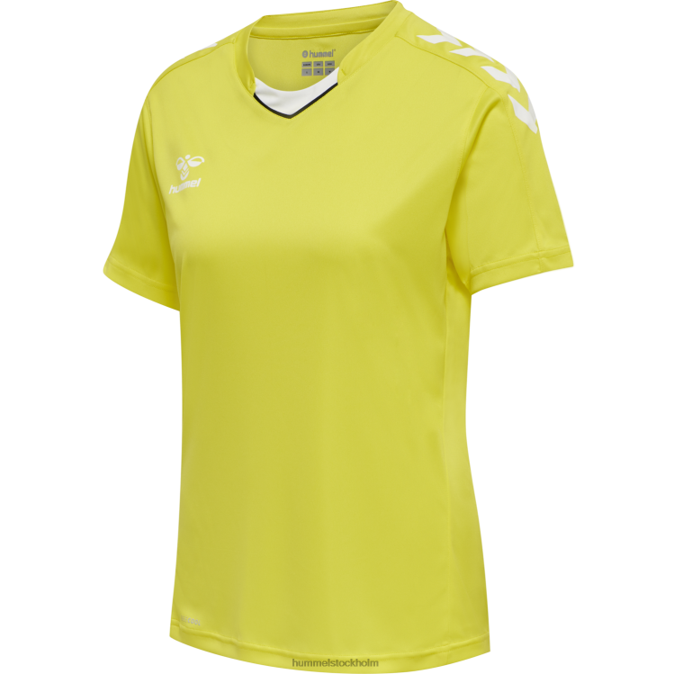 se Hummel kvinnor hmlcore xk poly jersey s/s LL40V3270 \"kortärmad sporttröja\"