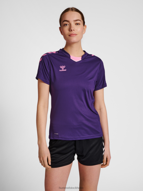 se Hummel kvinnor hmlcore xk poly jersey s/s LL40V3272 "kortärmad sporttröja"