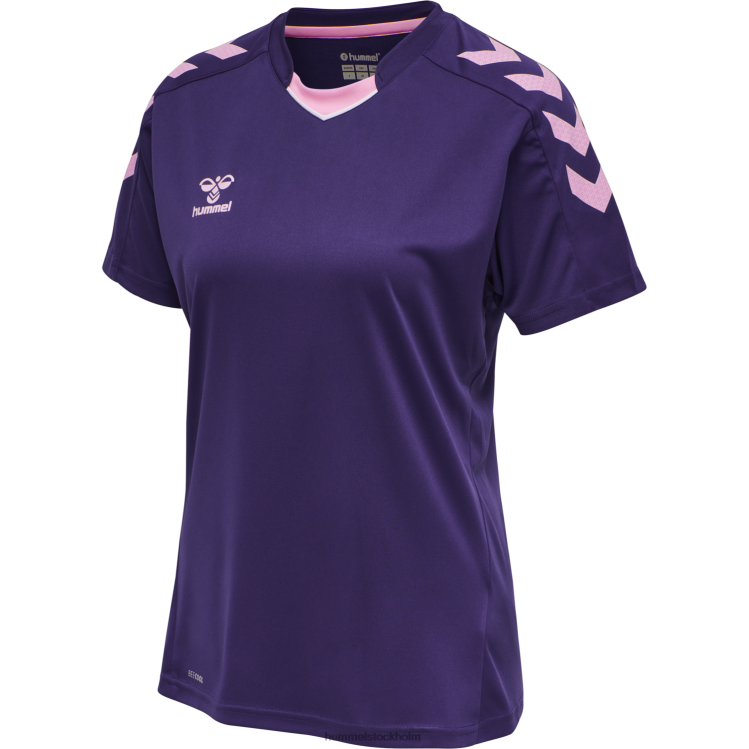 se Hummel kvinnor hmlcore xk poly jersey s/s LL40V3272 \"kortärmad sporttröja\"