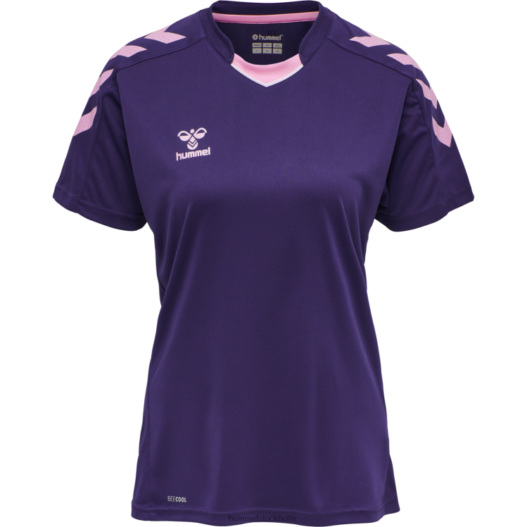 se Hummel kvinnor hmlcore xk poly jersey s/s LL40V3272 \"kortärmad sporttröja\"
