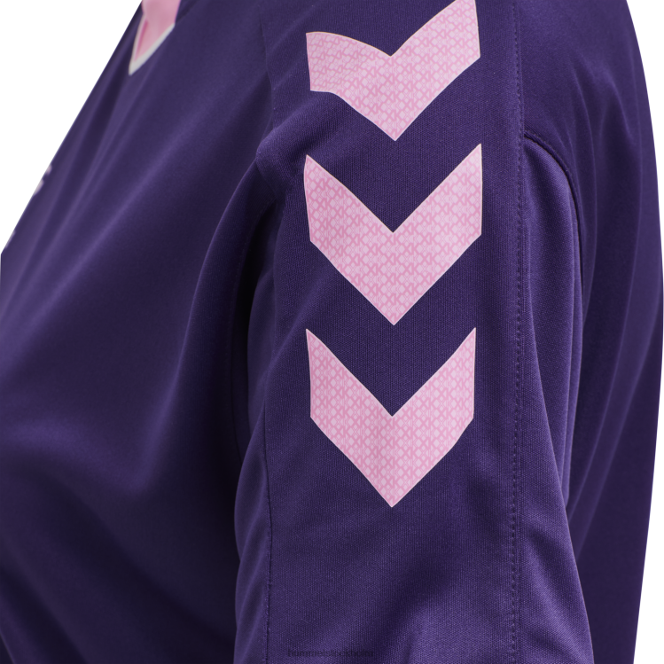 se Hummel kvinnor hmlcore xk poly jersey s/s LL40V3272 \"kortärmad sporttröja\"