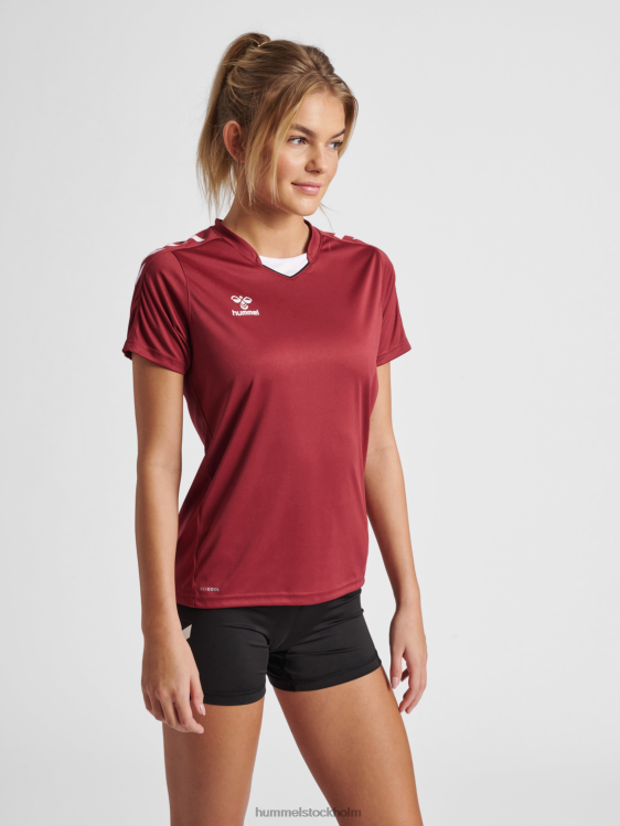 se Hummel kvinnor hmlcore xk poly jersey s/s LL40V3287 "kortärmad sporttröja"