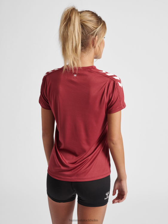 se Hummel kvinnor hmlcore xk poly jersey s/s LL40V3287 \"kortärmad sporttröja\"