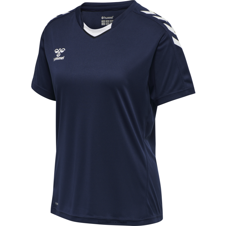 se Hummel kvinnor hmlcore xk poly jersey s/s LL40V3363 \"kortärmad sporttröja\"