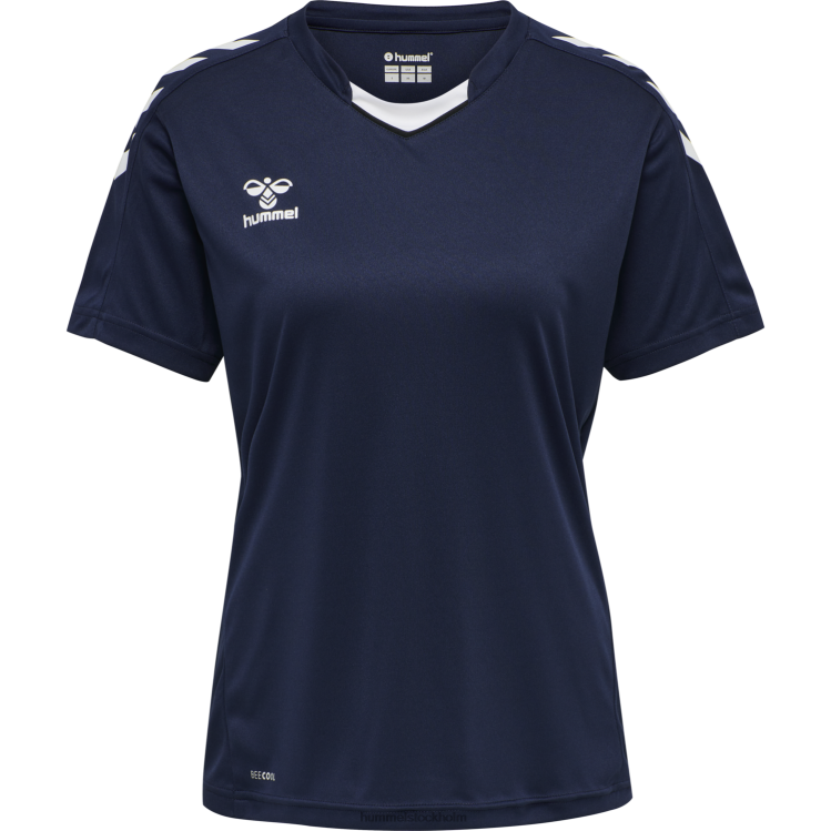 se Hummel kvinnor hmlcore xk poly jersey s/s LL40V3363 \"kortärmad sporttröja\"