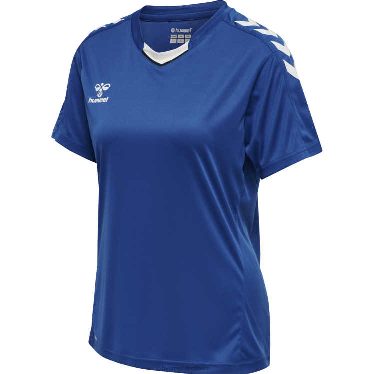 se Hummel kvinnor hmlcore xk poly jersey s/s LL40V3377 \"kortärmad sporttröja\"