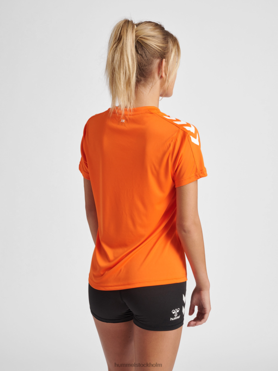 se Hummel kvinnor hmlcore xk poly jersey s/s LL40V3381 \"kortärmad sporttröja\"