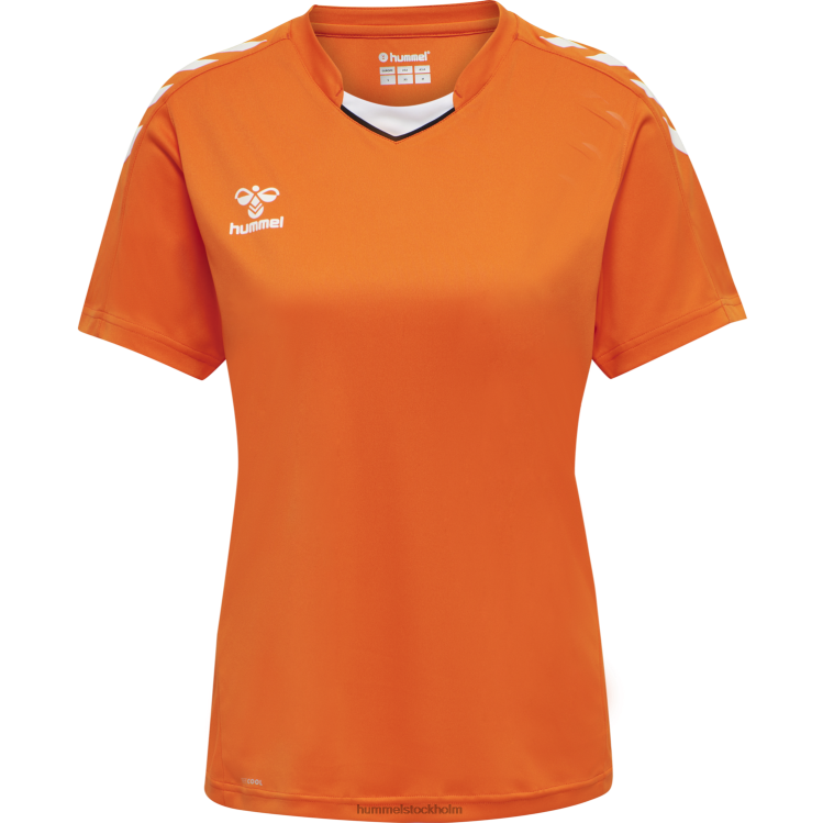 se Hummel kvinnor hmlcore xk poly jersey s/s LL40V3381 \"kortärmad sporttröja\"