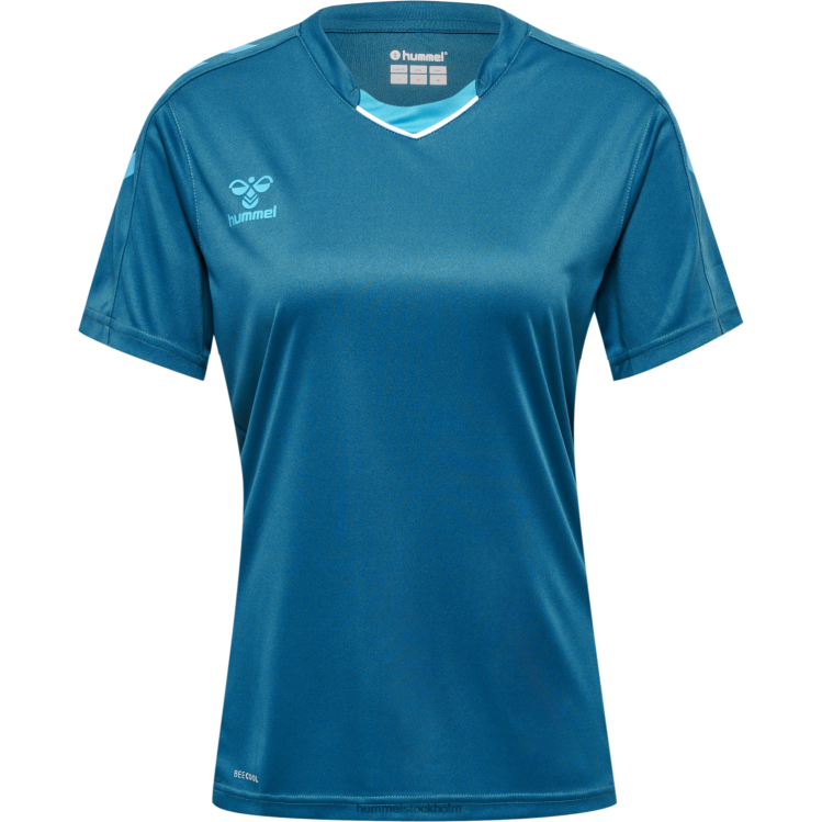 se Hummel kvinnor hmlcore xk poly jersey s/s LL40V3618 \"kortärmad sporttröja\"