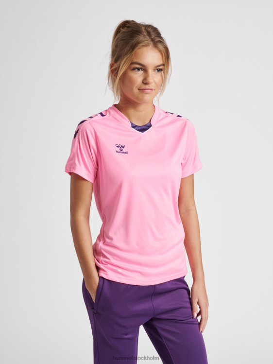 se Hummel kvinnor hmlcore xk poly jersey s/s LL40V3865 "kortärmad sporttröja"