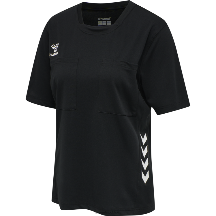 se Hummel kvinnor hmldomare chevron wo jersey s/s LL40V3462 "domare kortärmad t-shirt"