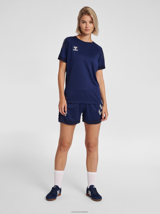 se Hummel kvinnor hmllead s/s poly jersey LL40V3597 \"träningströja\"