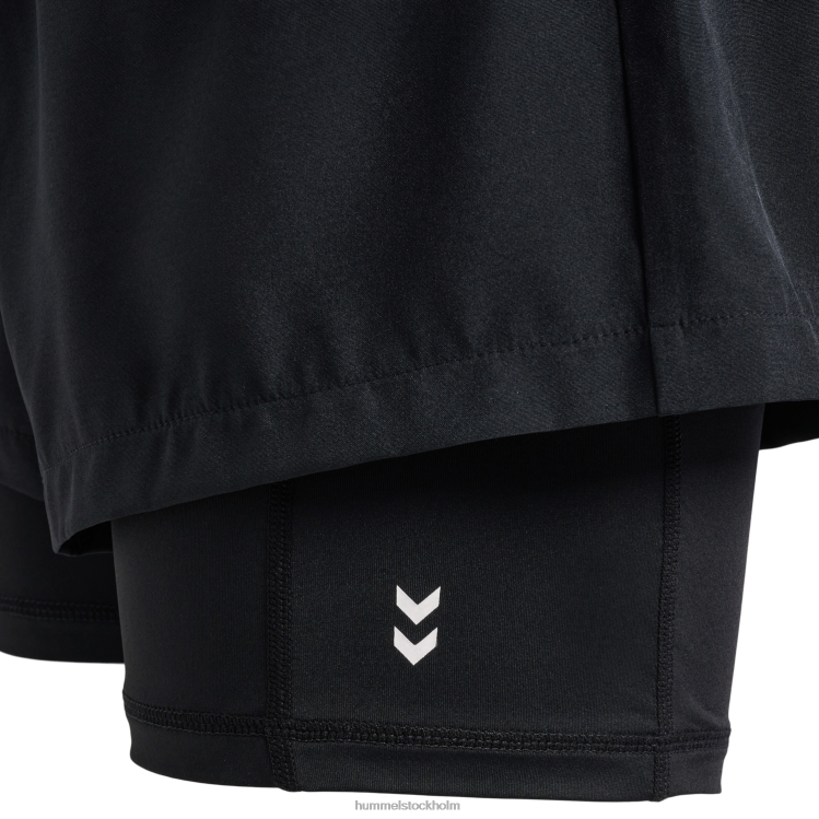 se Hummel kvinnor hlmt fly 2 i 1 shorts LL40V2630 \"2-i-1 shorts\"