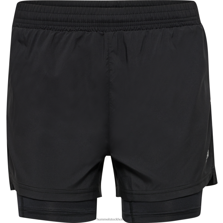 se Hummel kvinnor nwlkansas 2-i-1 shorts LL40V2506 \"2-i-1 shorts\"