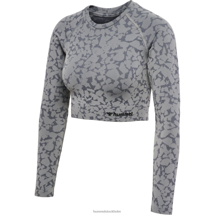 se Hummel kvinnor hlmt pi sömlös t-shirt l/s LL40V2491 \"avskuren långärmad t-shirt\"