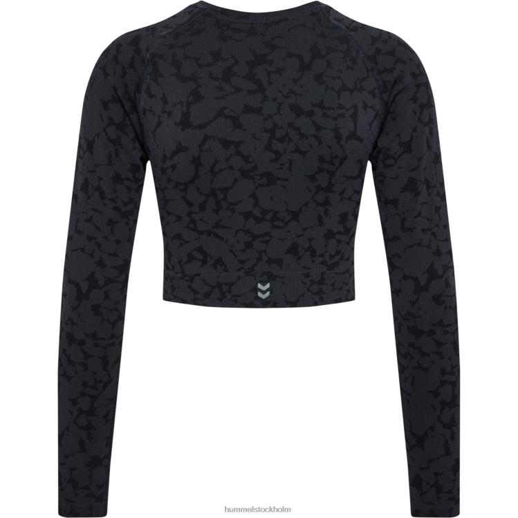 se Hummel kvinnor hlmt pi sömlös t-shirt l/s LL40V2650 \"avskuren långärmad t-shirt\"