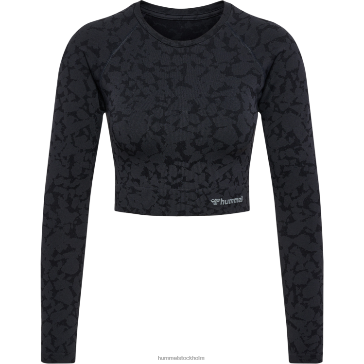 se Hummel kvinnor hlmt pi sömlös t-shirt l/s LL40V2650 \"avskuren långärmad t-shirt\"