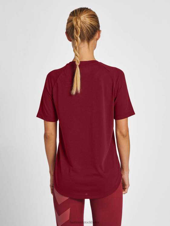 se Hummel kvinnor hlmt vanja t-shirt LL40V3200 \"t-shirt\"