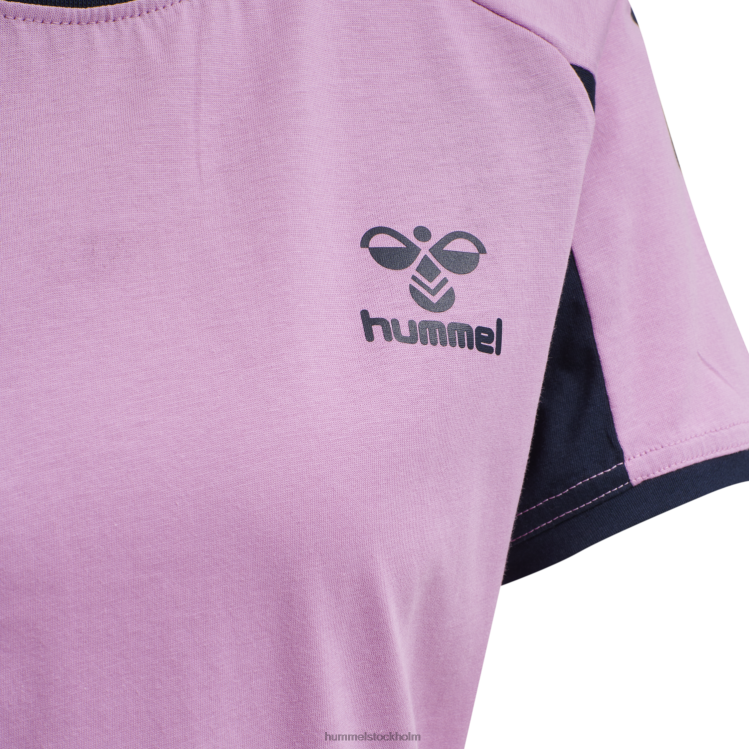 se Hummel kvinnor hmlaction t-shirt i bomull LL40V3845 \"kortärmad t-shirt\"