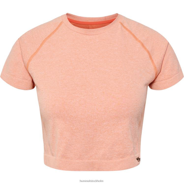 se Hummel kvinnor hmlci sömlös beskuren t-shirt LL40V2433 \"sömlös beskuren t-shirt\"